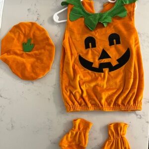 Toddler pumpkin costume